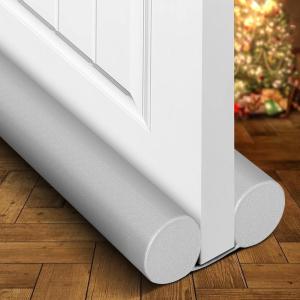 imageHolikme Door Draft Stopper Door Sweep Weather Stripping Noise Blocker Window Breeze Blocker Adjustable Door Sweeps GreyGray