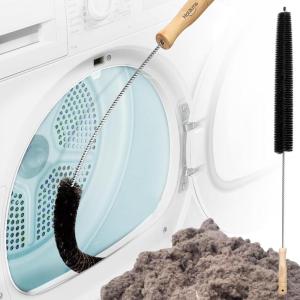imageHolikme Dryer Vent Cleaner Kit  Household Cleaning Supplies Dryer Lint Brush Refrigerator Long Coil Brush Flexible Lint Remover Removing Dust and Pet Hair28