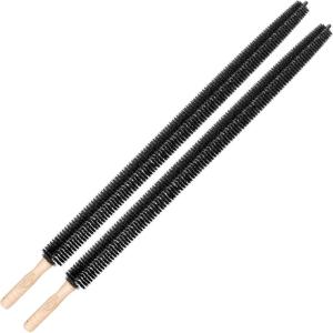 imageHolikme Dryer Vent Cleaner Kit 2 Pack Dryer Lint Brush Vent Trap CleanerLong Flexible Refrigerator Coil Brush Radiator Brush 27 Inch2pack